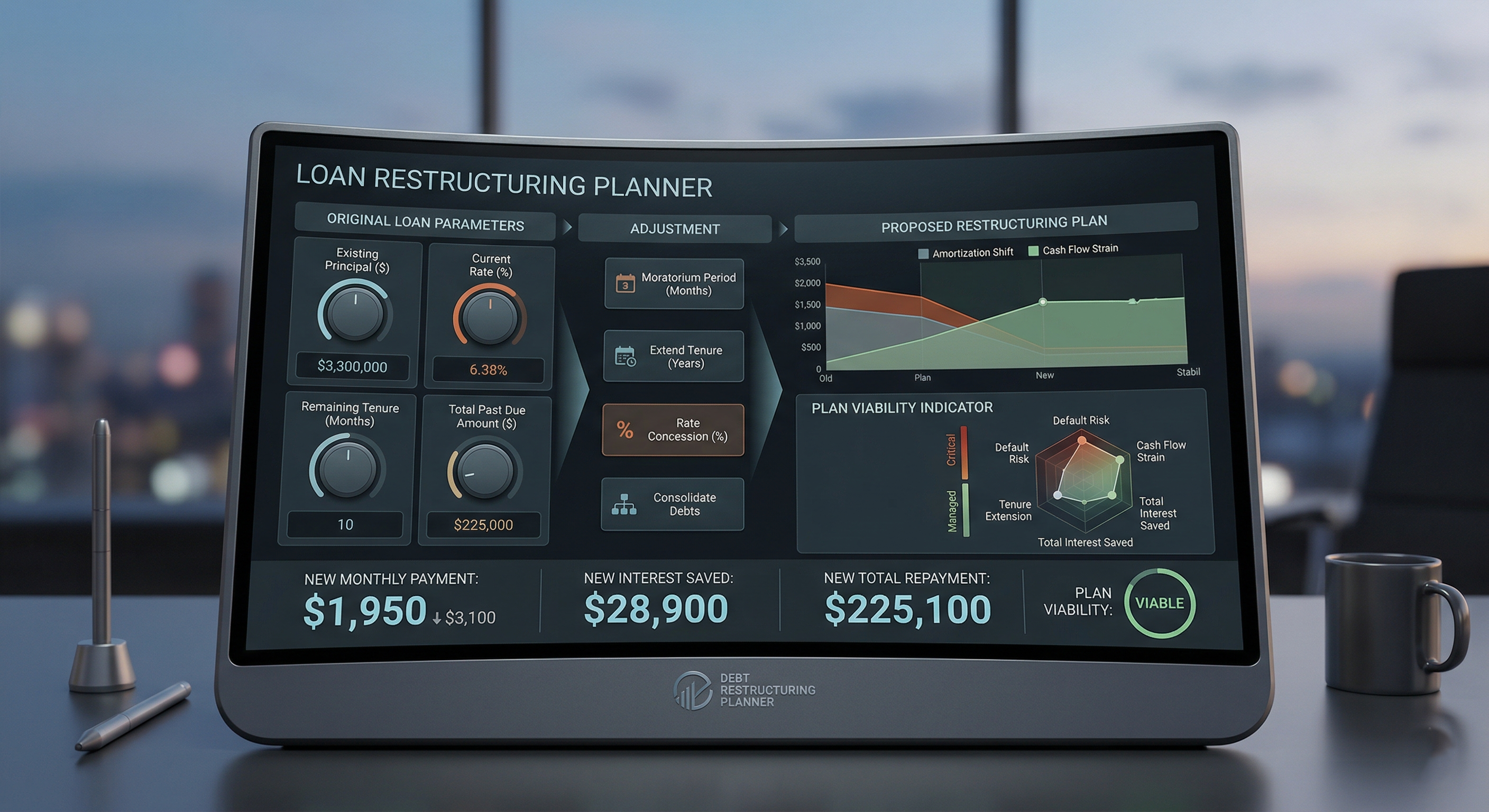 Loan Restructuring Calculator